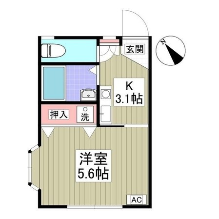 パレス金森台の物件間取画像